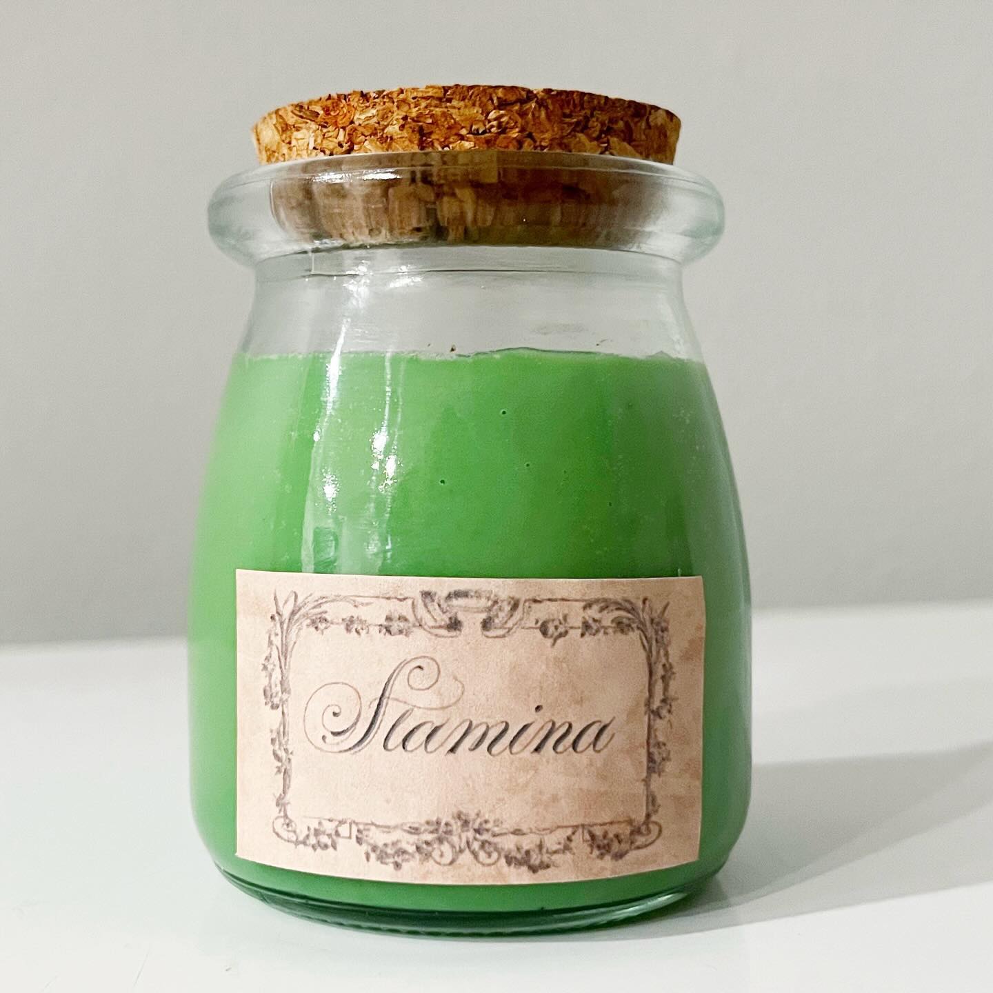 Stamina Potion Soy Candle, Green Apple Scented
