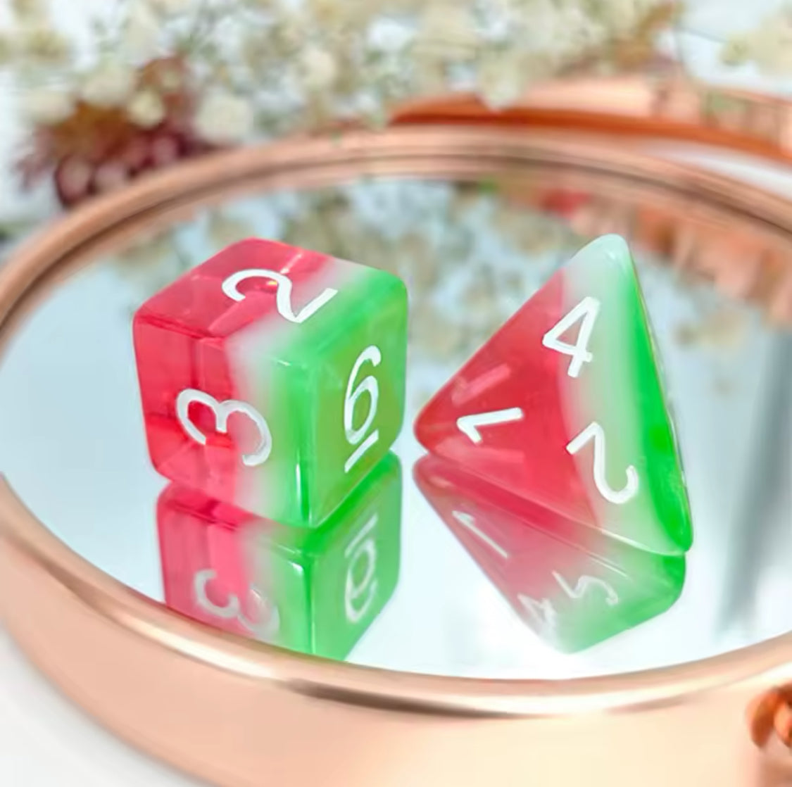 Watermelon Dice Set