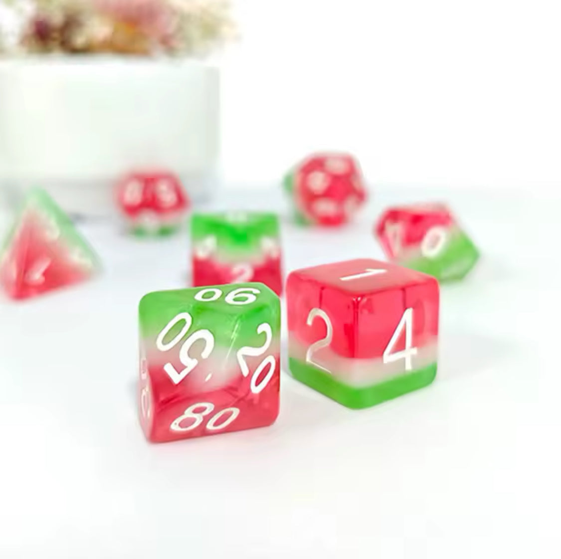 Watermelon Dice Set