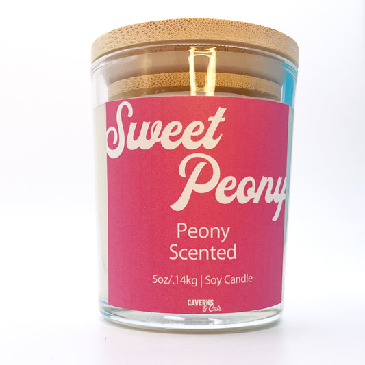 Sweet Peony Soy Candle;