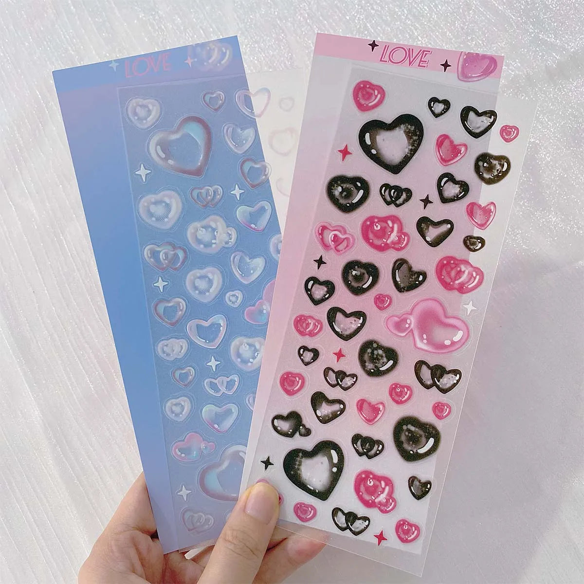 Various Clear Scrapbooking Stickers
