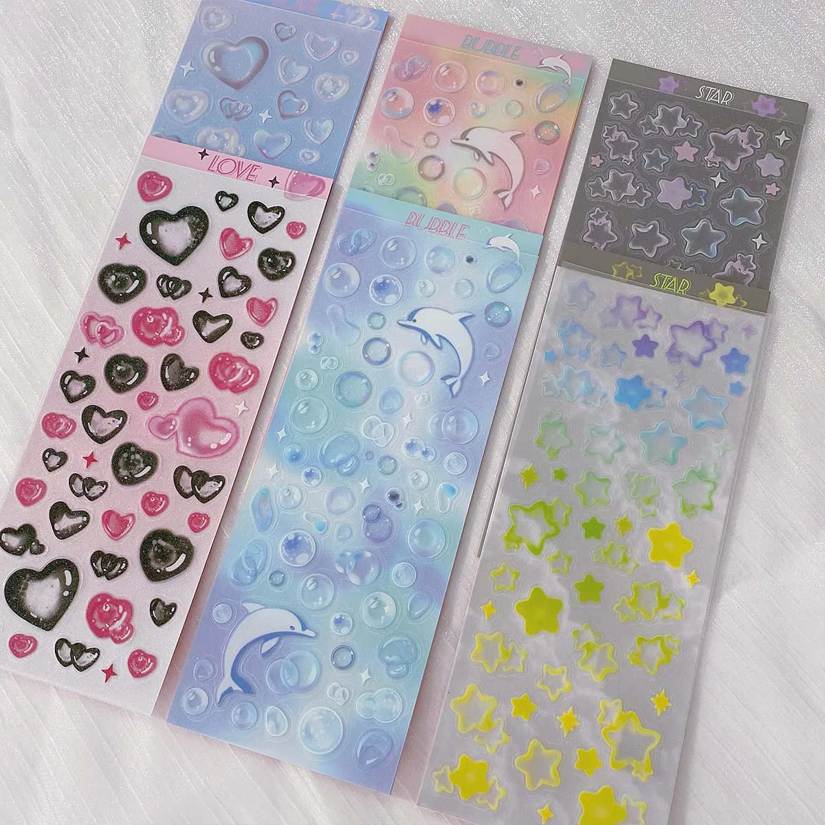 Various Clear Scrapbooking Stickers