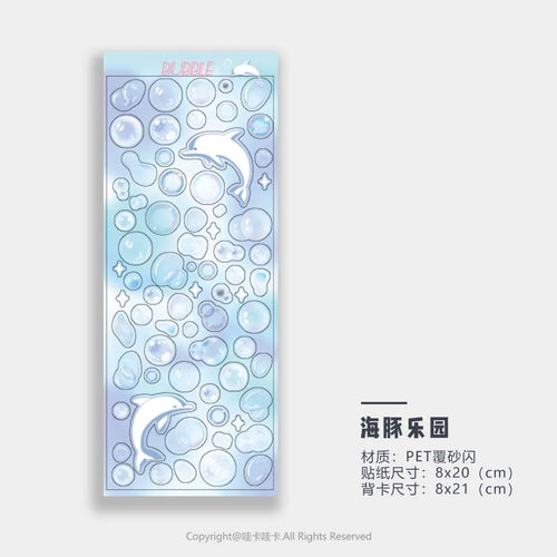 Various Clear Scrapbooking Stickers