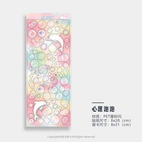 Various Clear Scrapbooking Stickers