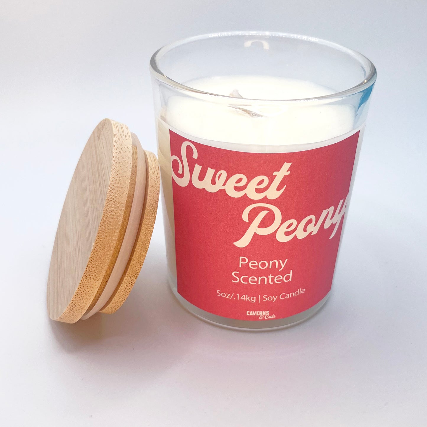 Sweet Peony Soy Candle;