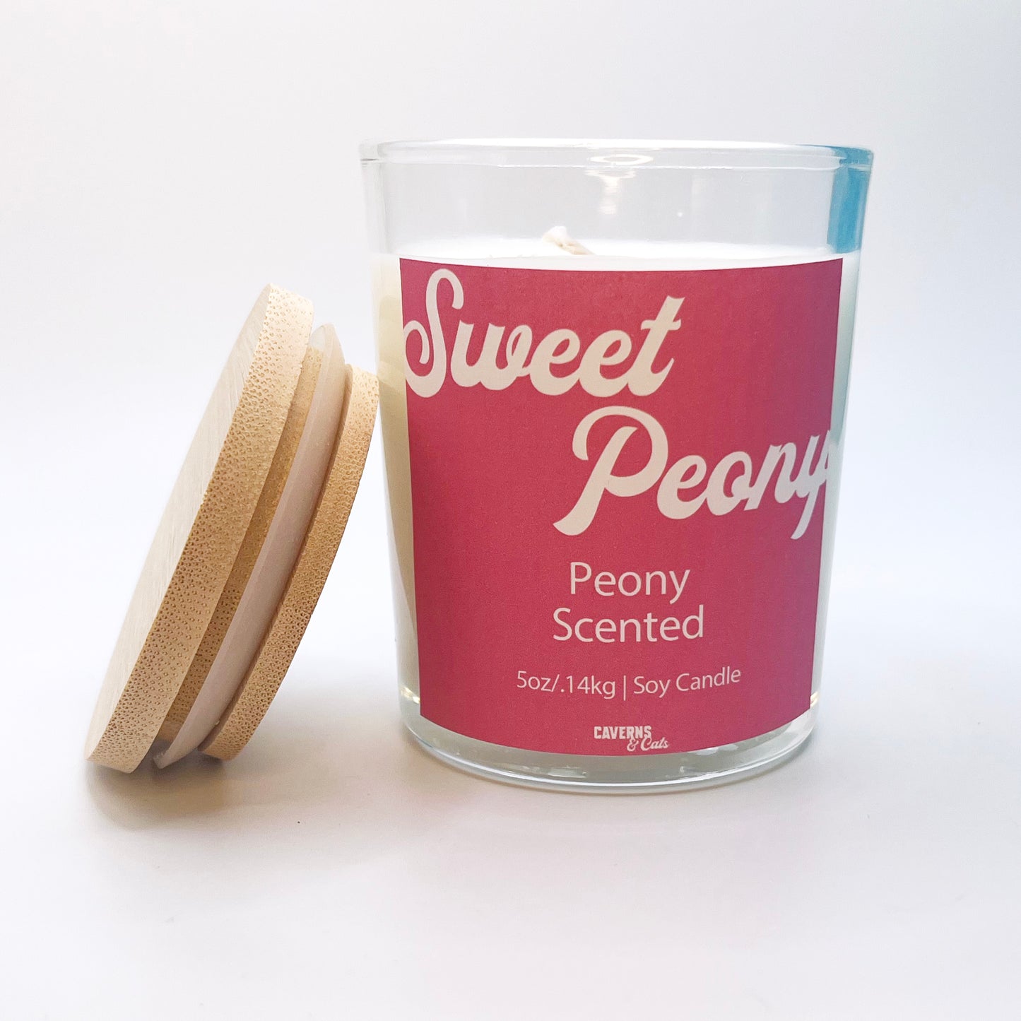 Sweet Peony Soy Candle;