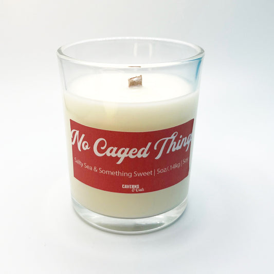 No Caged Thing Soy Candle; Salty Sea & Something Sweet