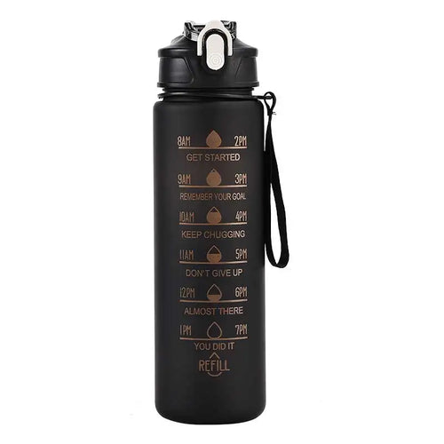 Sports Water Bottle with Time-Tracking