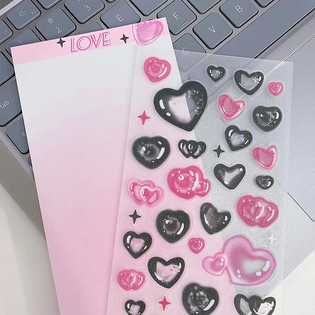 Various Clear Scrapbooking Stickers